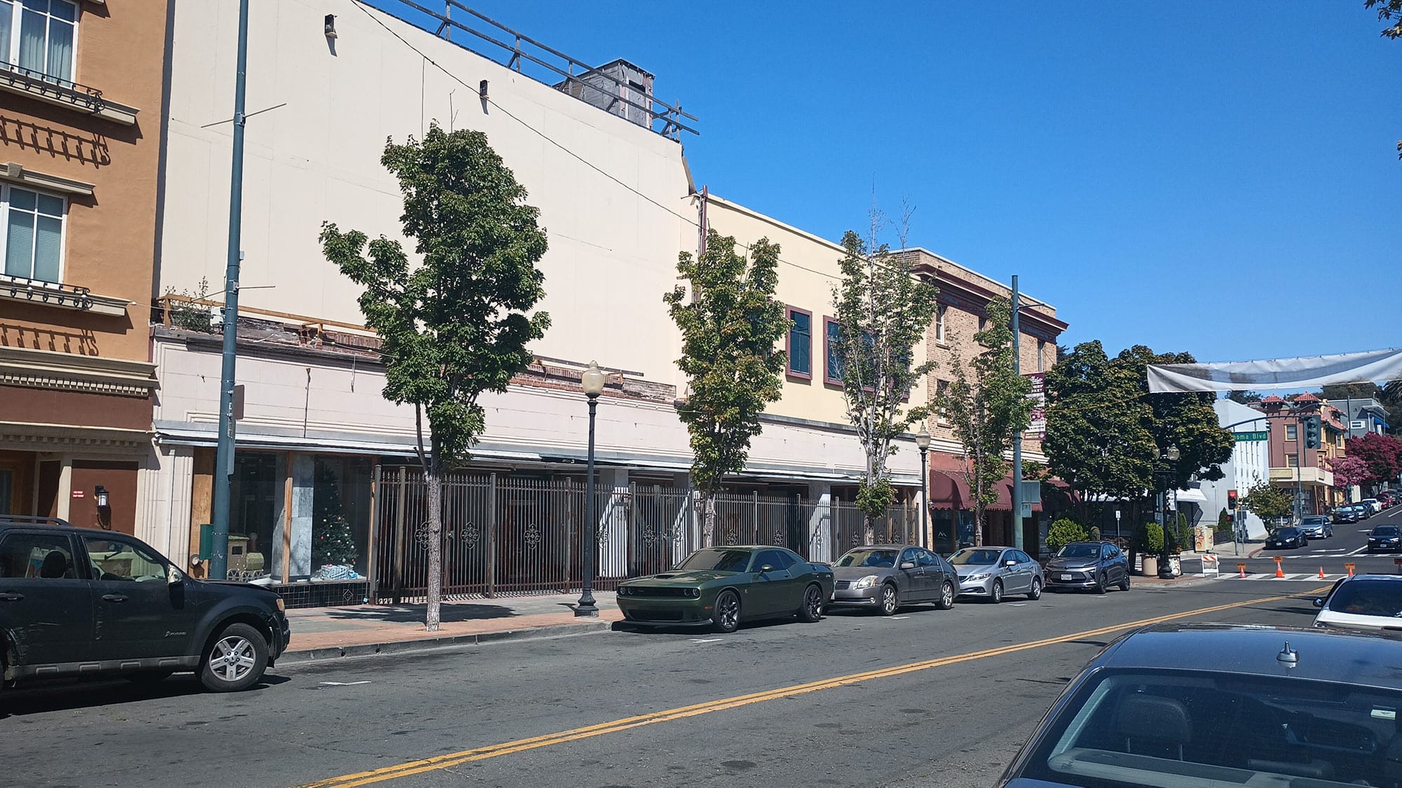 The old Crowly's department store building in downtown Vallejo, 