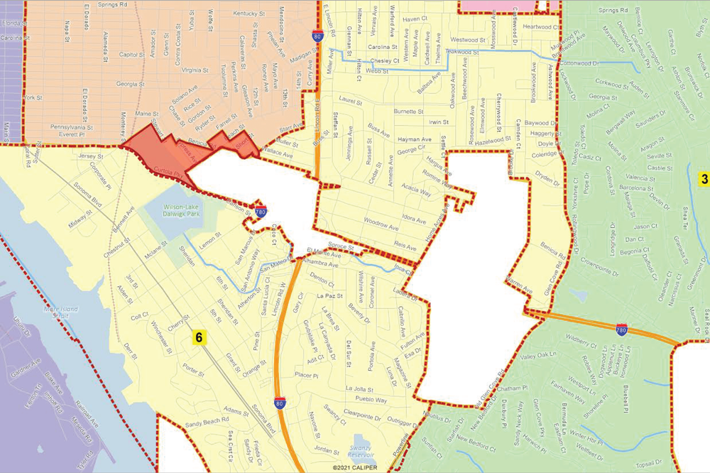 Vallejo City Council to decide on district boundaries map